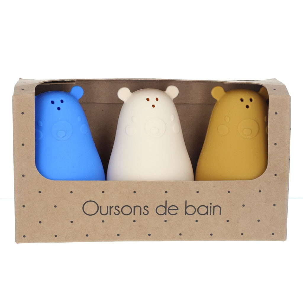 Jeu de Bain Oursons en Silicone - Petit Toi