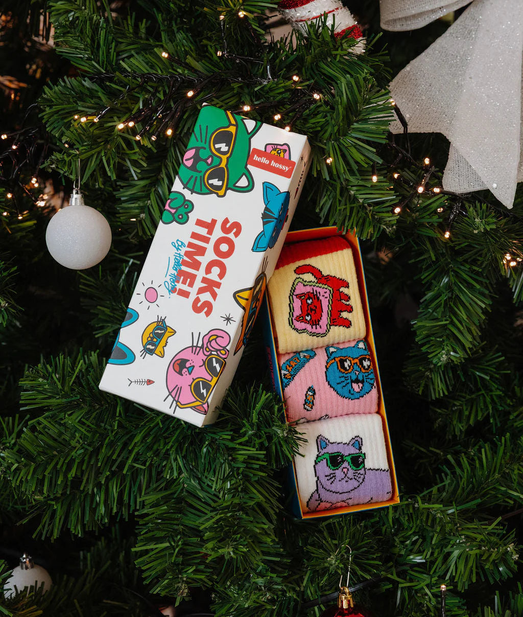 Pack de Chaussettes Cats - Hello Hossy