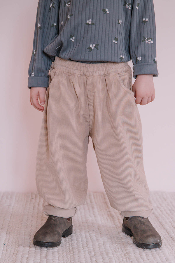 Pantalon Carott Taupe - Studio Bohème