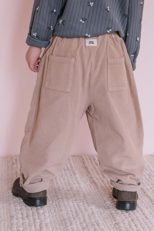 Pantalon Carott Taupe - Studio Bohème