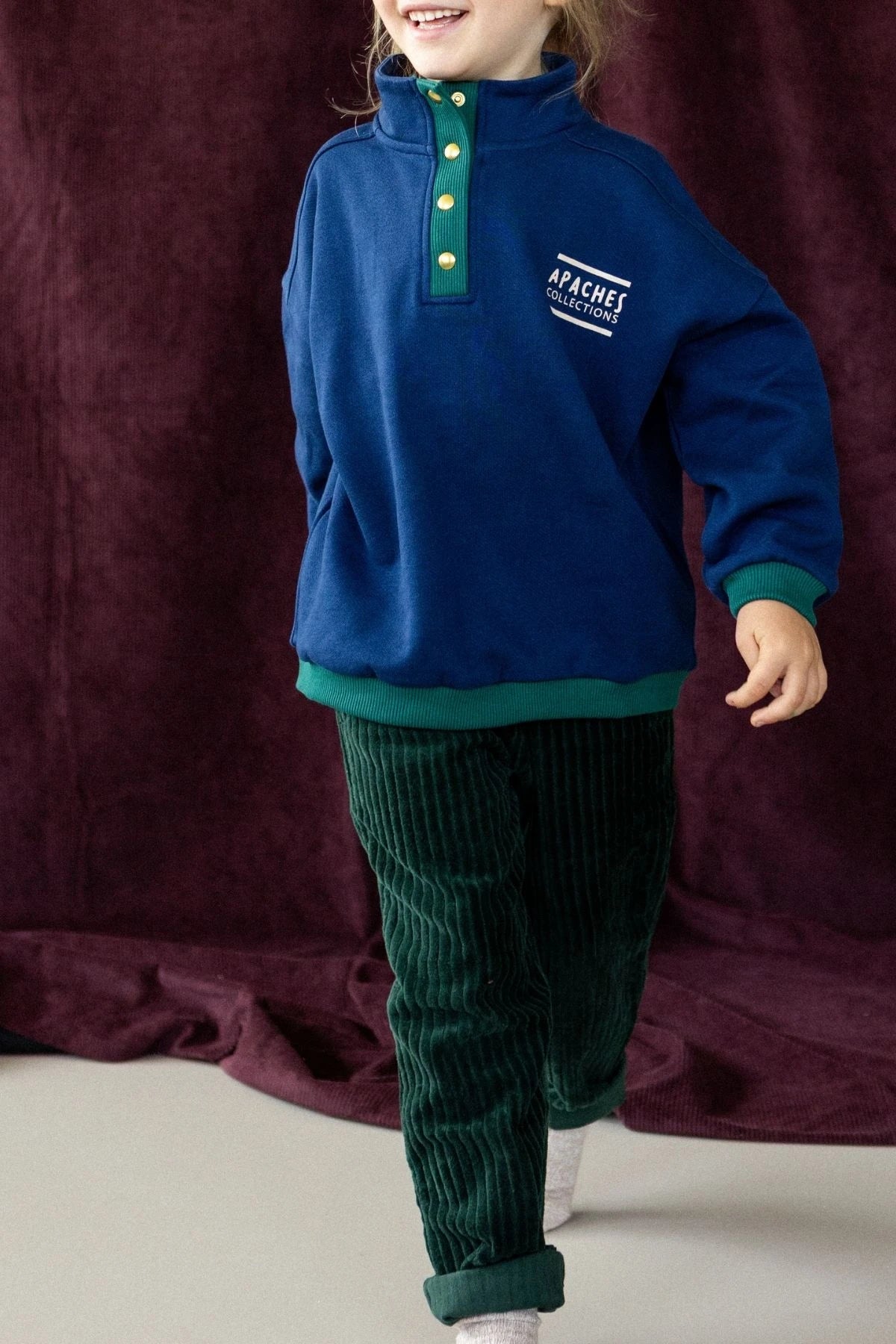 Pantalon Palaki Velours Côtelé Forest - Apaches Collections