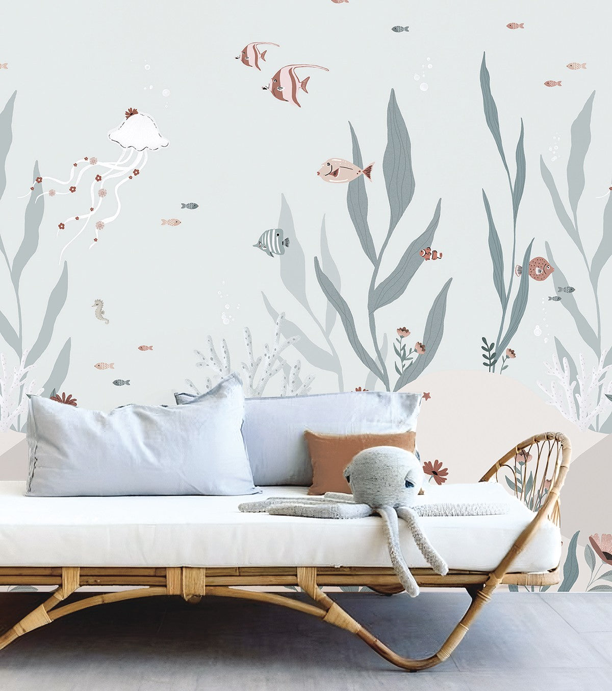 Papier Peint Ocean Field Vie Sous Marine - Lilipinso