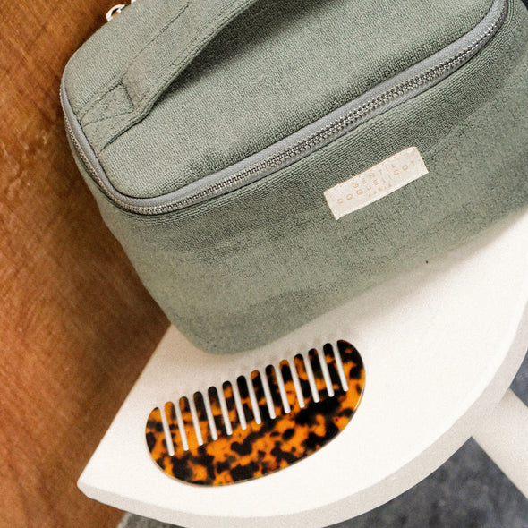 Photo de peigne nacre arrondi gentil coquelicot 2 par Les Biscottes