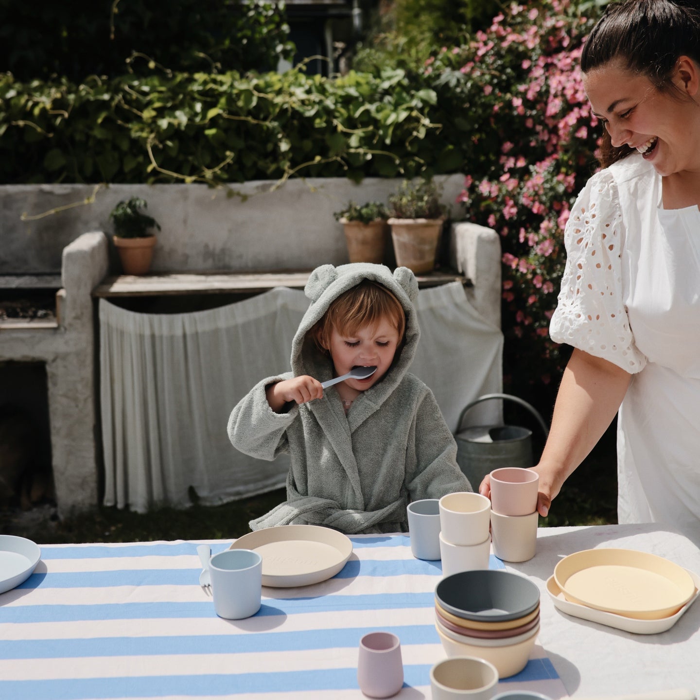 Peignoir Vert - Mushie