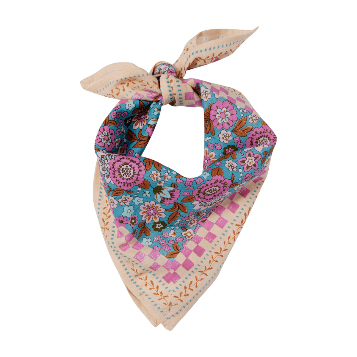 Petit Foulard Amaia Turquoise - Bonheur du Jour