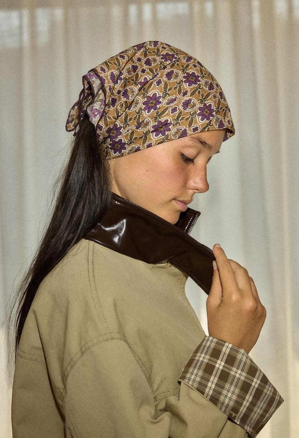 Petit Foulard Bijou Topaze - Gabrielle Paris