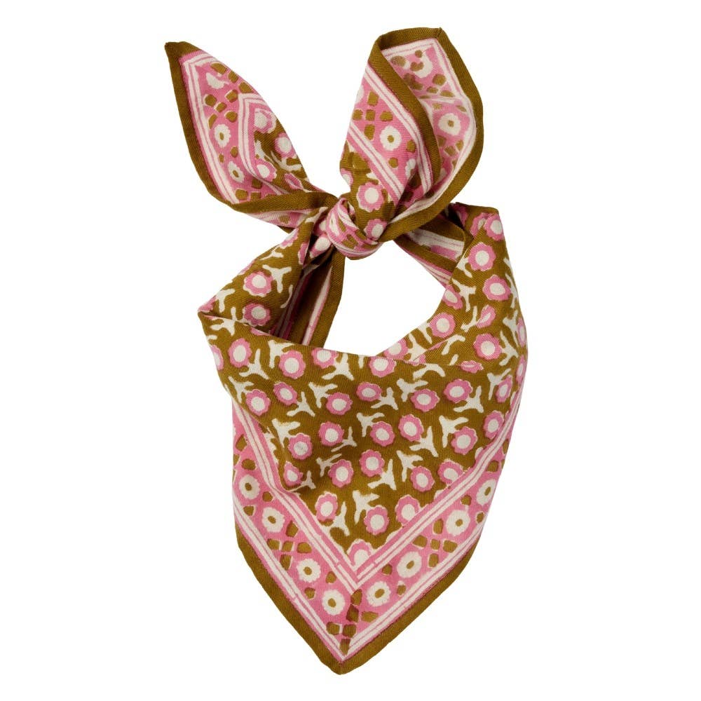 Petit Foulard Isha Absynthe - Bonheur du Jour