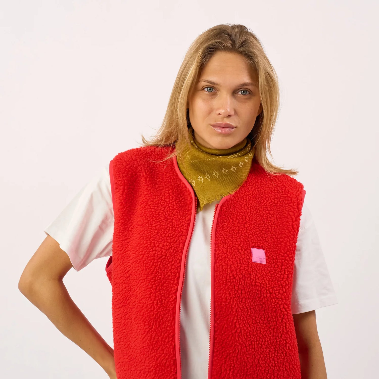 Petit Foulard en Laine Sacha Bronze - Billybelt
