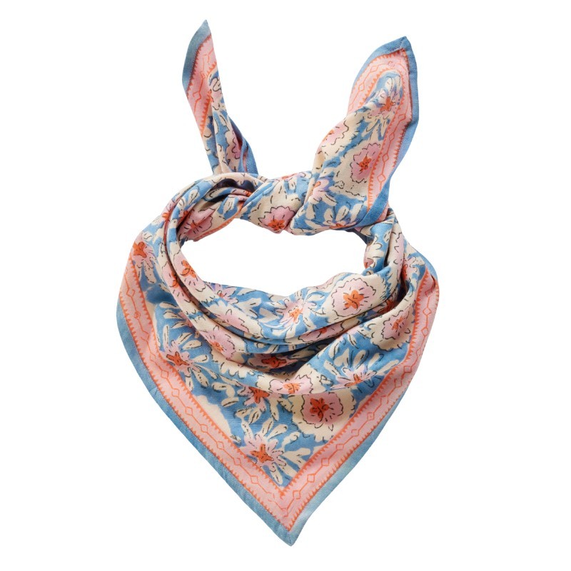 Petit Foulard Margote Bleu - Bonheur du Jour