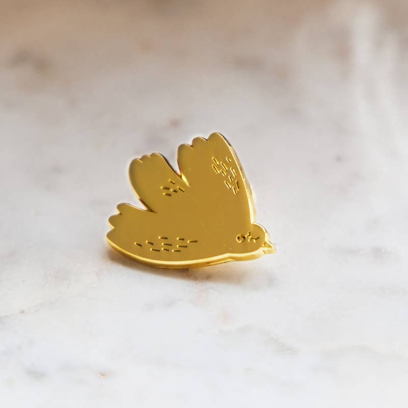 Pin’s Colombe Dorée - Godsavetheking