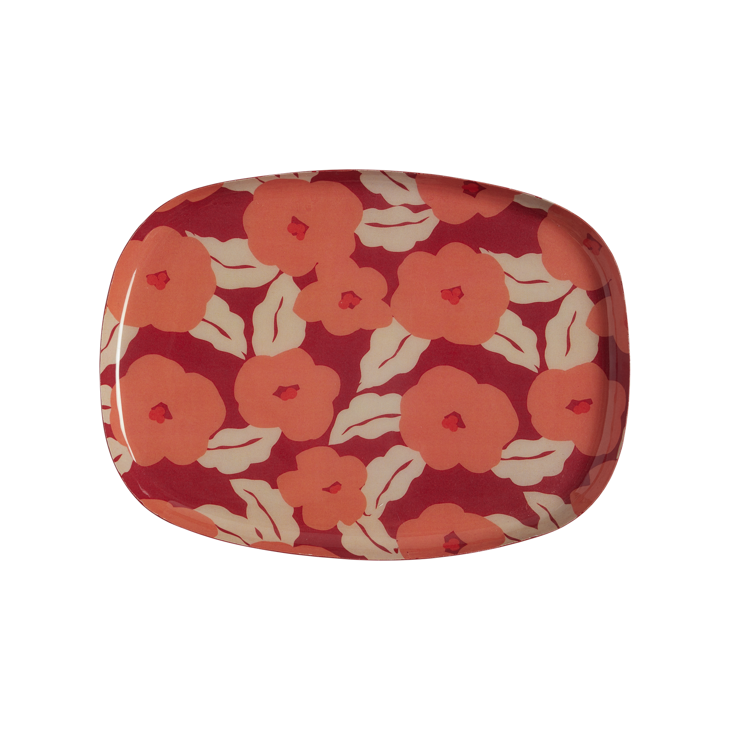 Plateau Coffee 25 cm Chunni Bordeaux - Bonheur du Jour