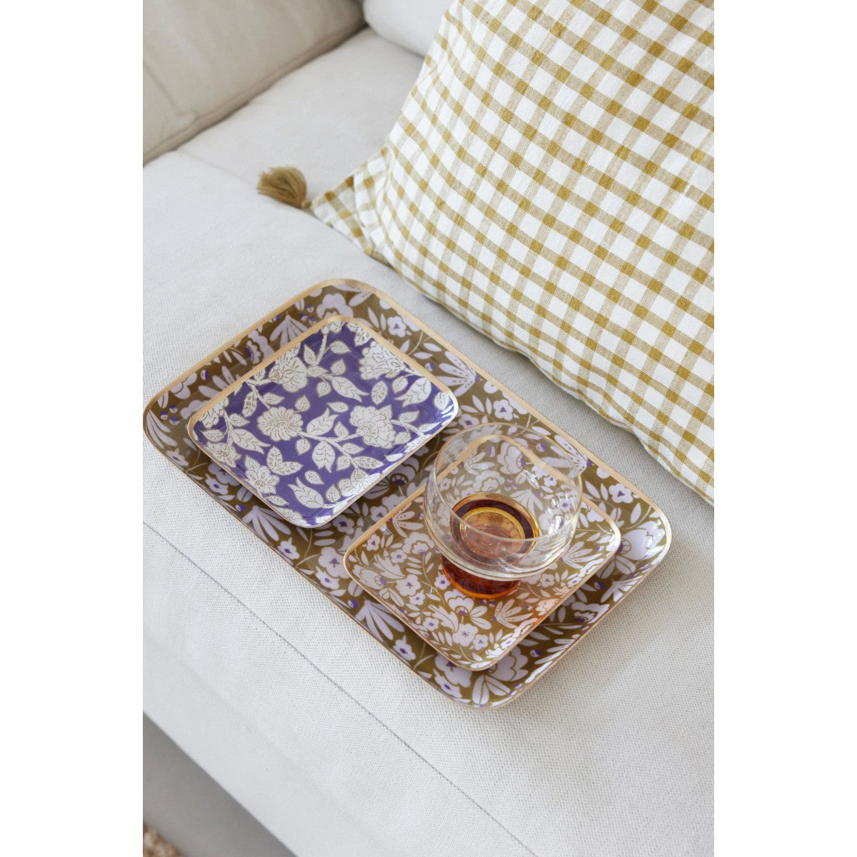 Plateau Tiny Jaya Violine - Bonheur du Jour