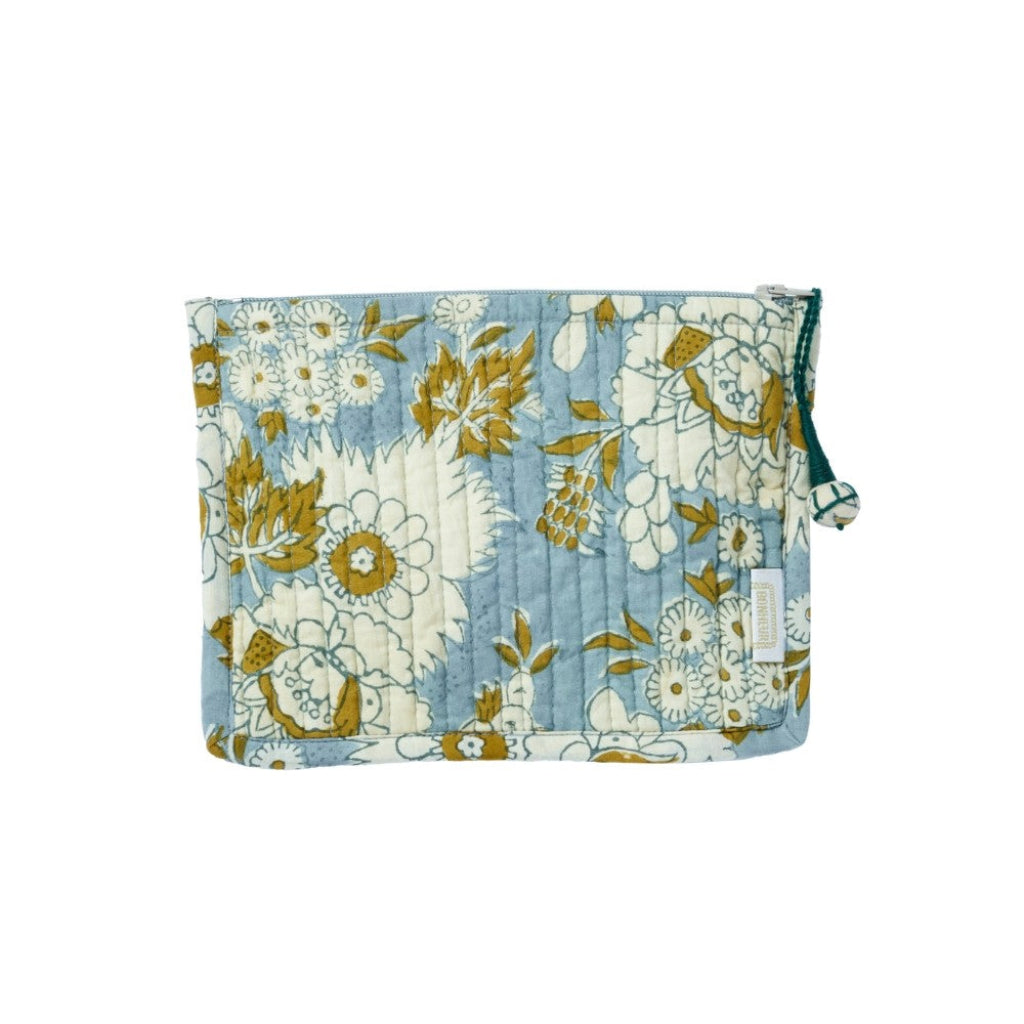 Pochette Fleuris Bleu - Bonheur du Jour