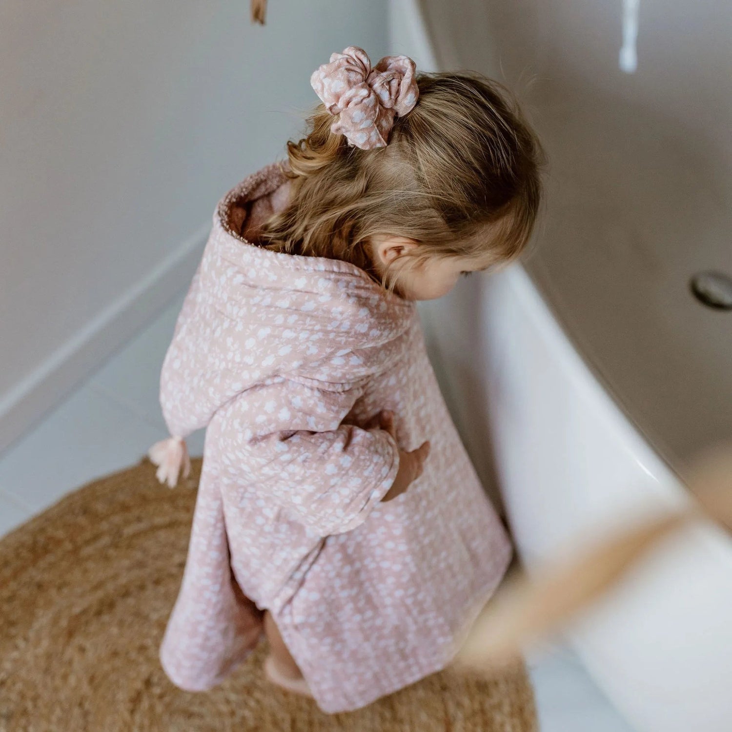 Poncho de Bain Bloom Blush - Bonjour Little
