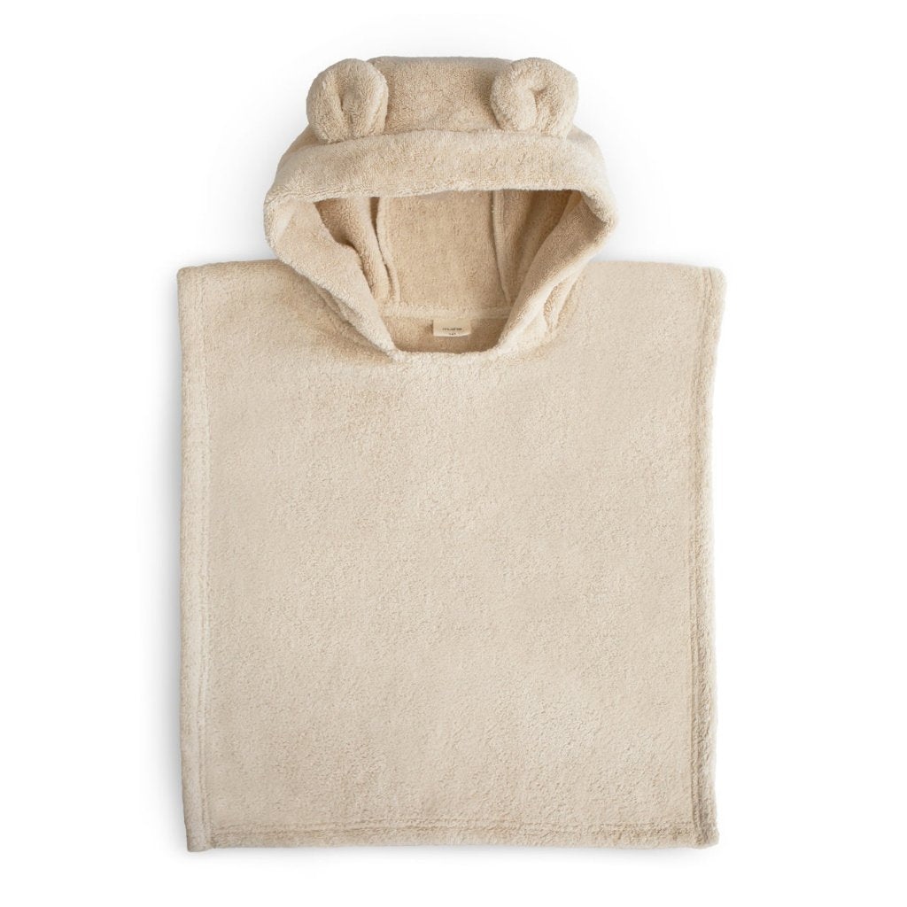 Poncho Ourson Beige - Mushie