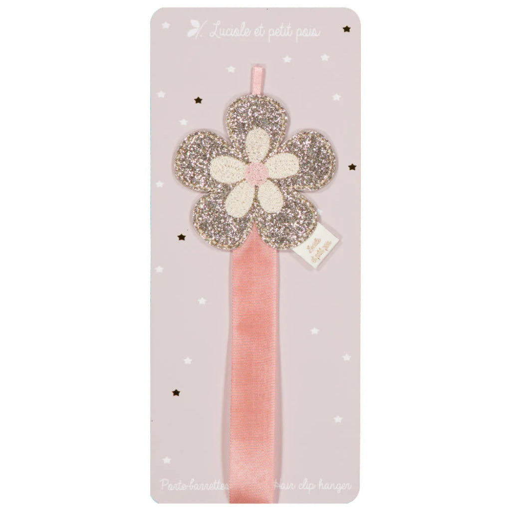 Porte Barrettes Fleur Rétro - Luciole et Petit Pois