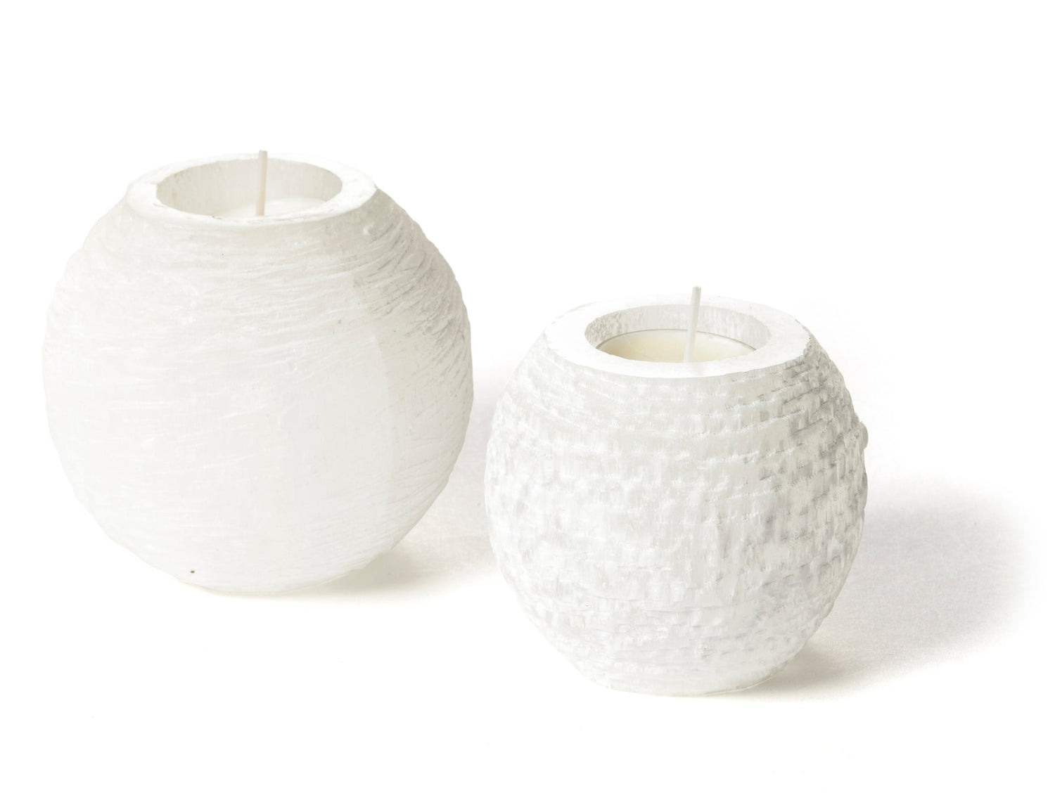 Porte-Bougie en Sélénite - Les Choses Simples