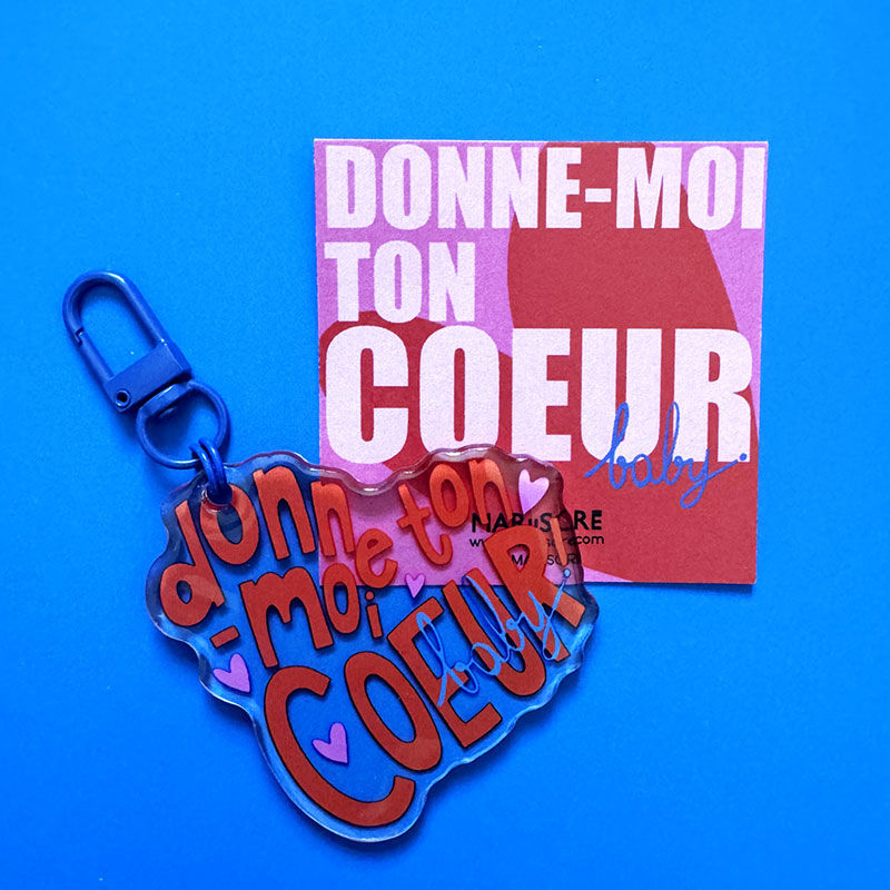 Porte-Clés Donne Moi ton Cœur - Mariisoré