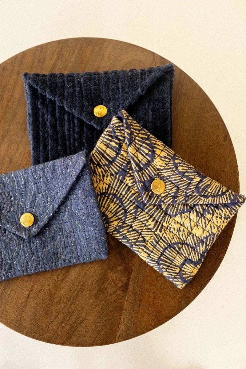 Porte Monnaie Fireworks Navy - Apaches Collections