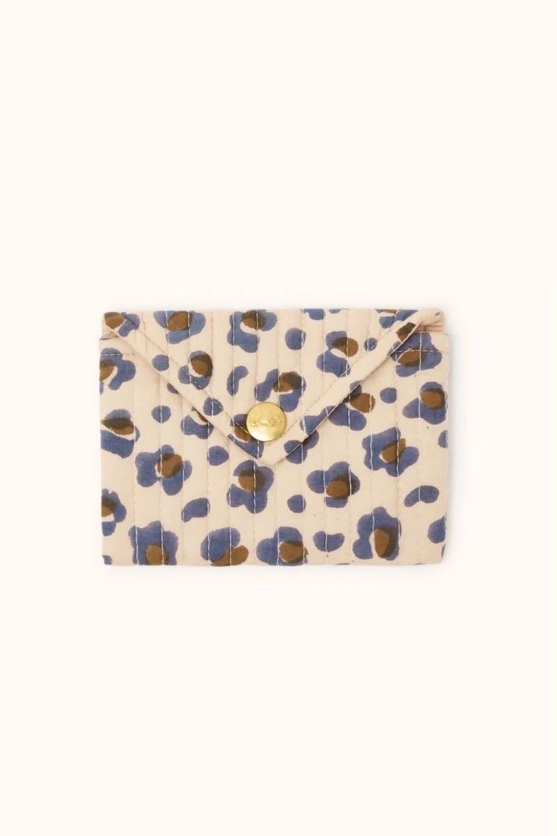 Porte Monnaie Léopard Macadamia - Apaches Collections