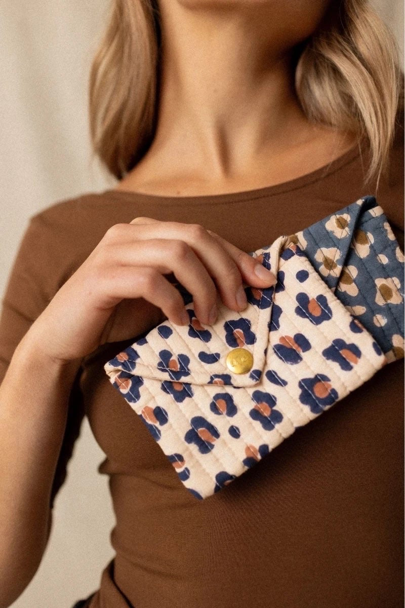 Porte Monnaie Léopard Rust - Apaches Collections