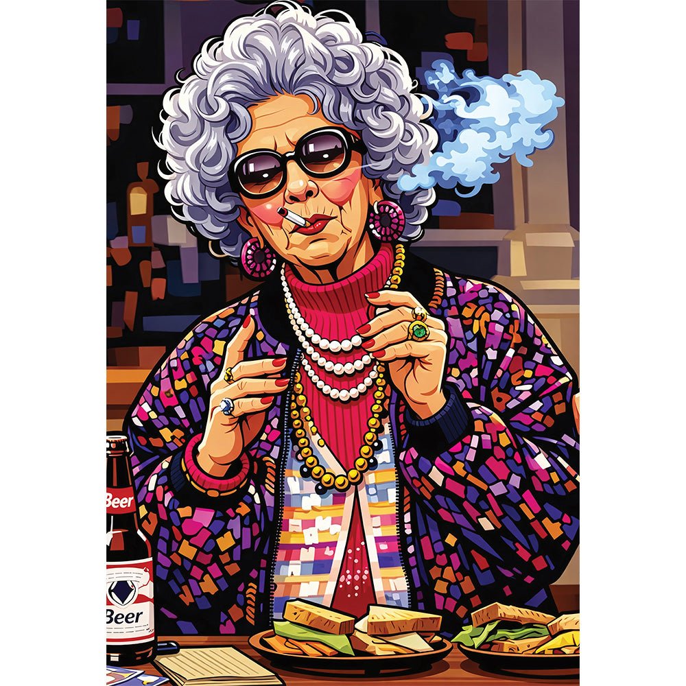 Puzzle 1000 Pièces "Grand-Mère Yetta" - Marie-Chantal