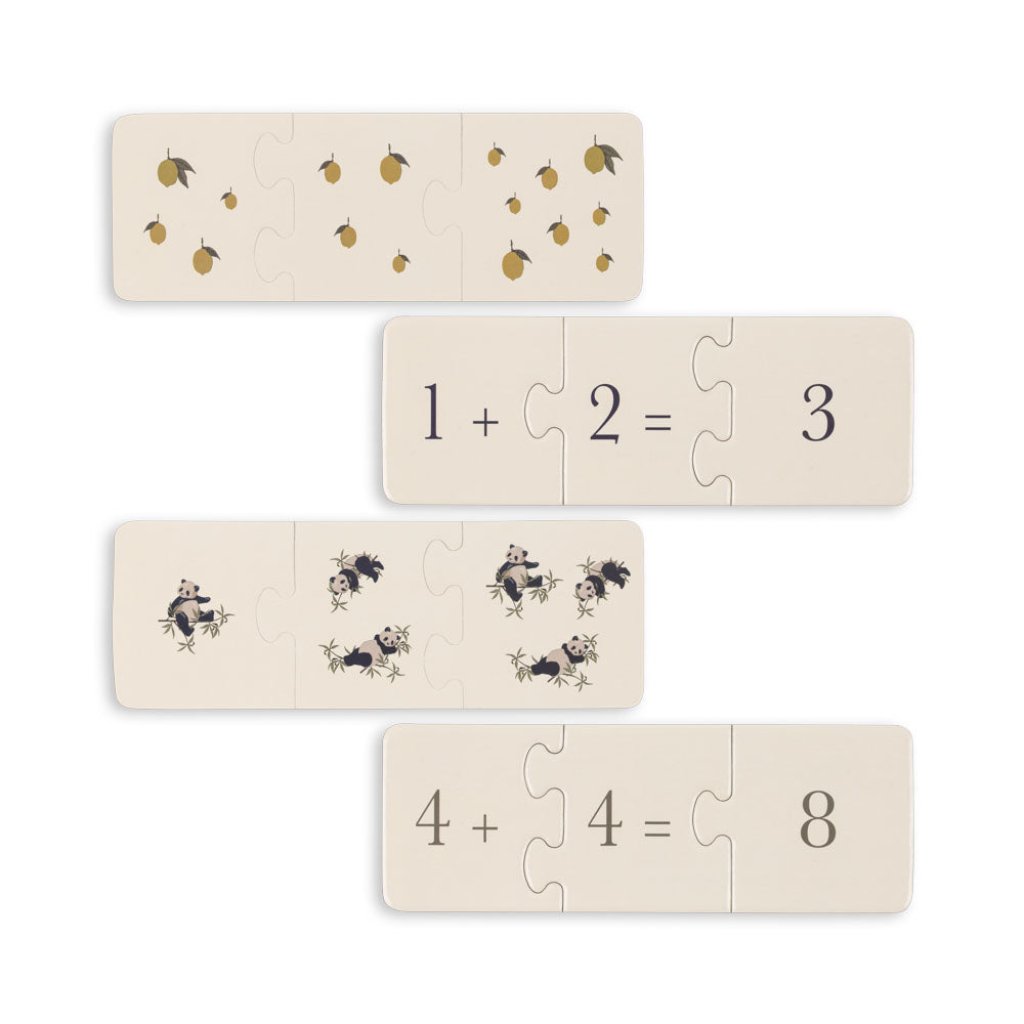 Puzzle Maths Animaux - Konges Slojd