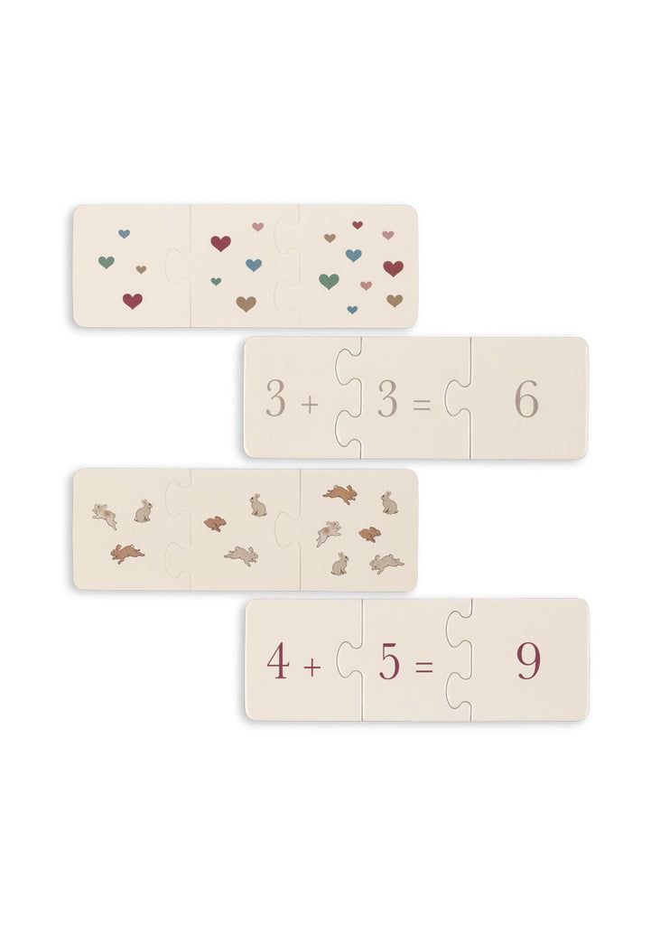 Puzzle Maths Animaux - Konges Slojd