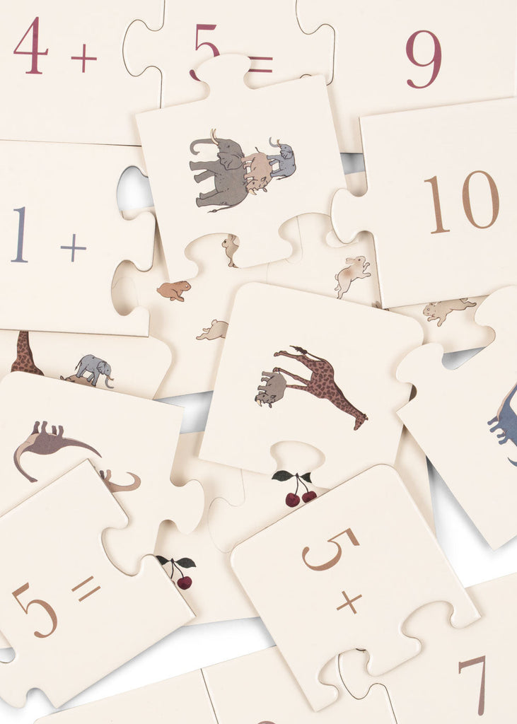 Puzzle Maths Animaux - Konges Slojd