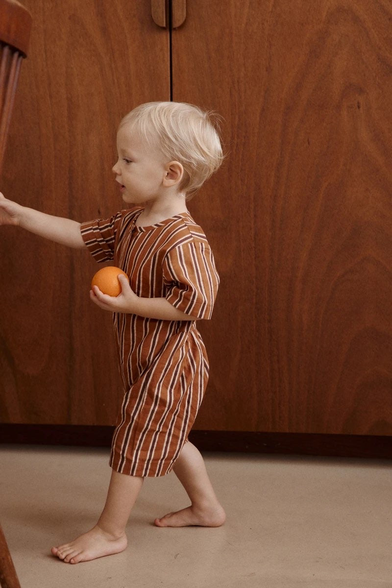 Pyjama Pimo Carrelet Brown - Apaches Collections