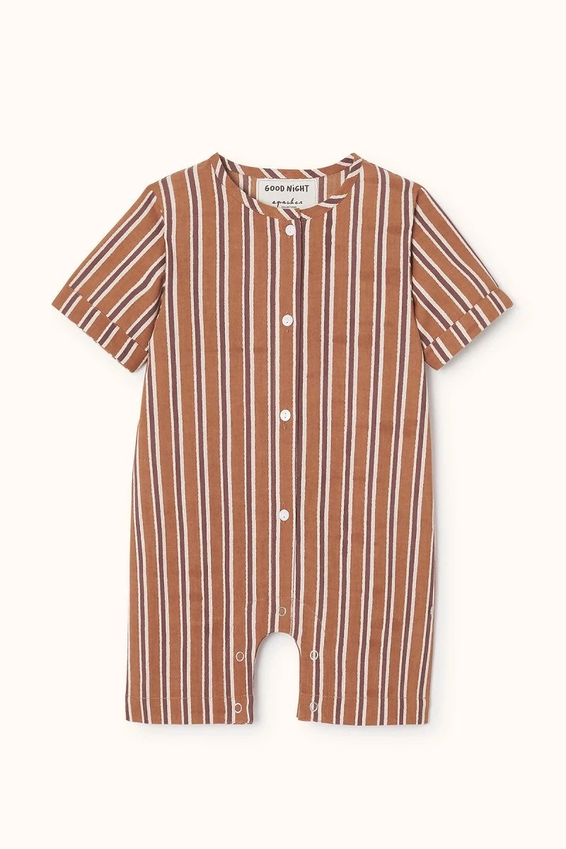 Pyjama Pimo Carrelet Brown - Apaches Collections
