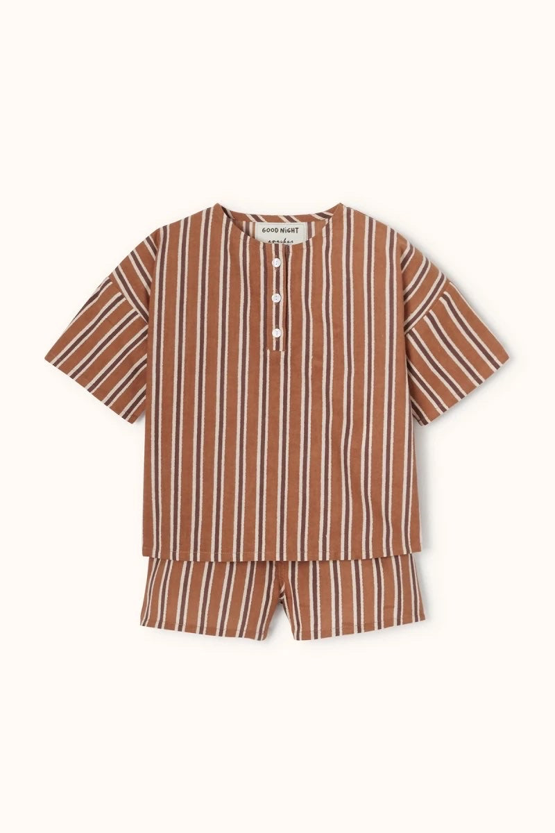 Pyjama Prial Carrelet Brown - Apaches Collections