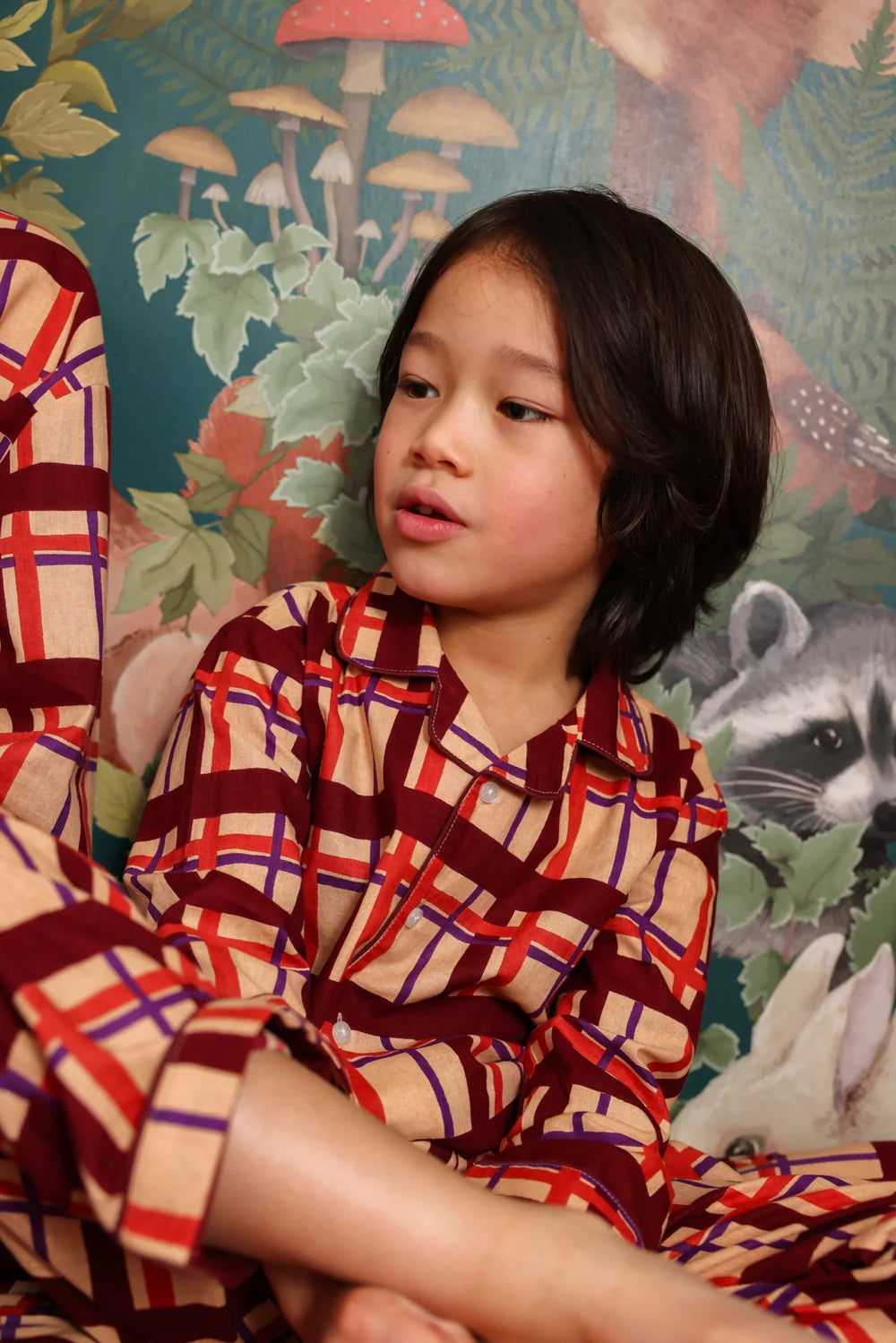 Pyjama Pavan Tartan Fossil - Apaches Collections