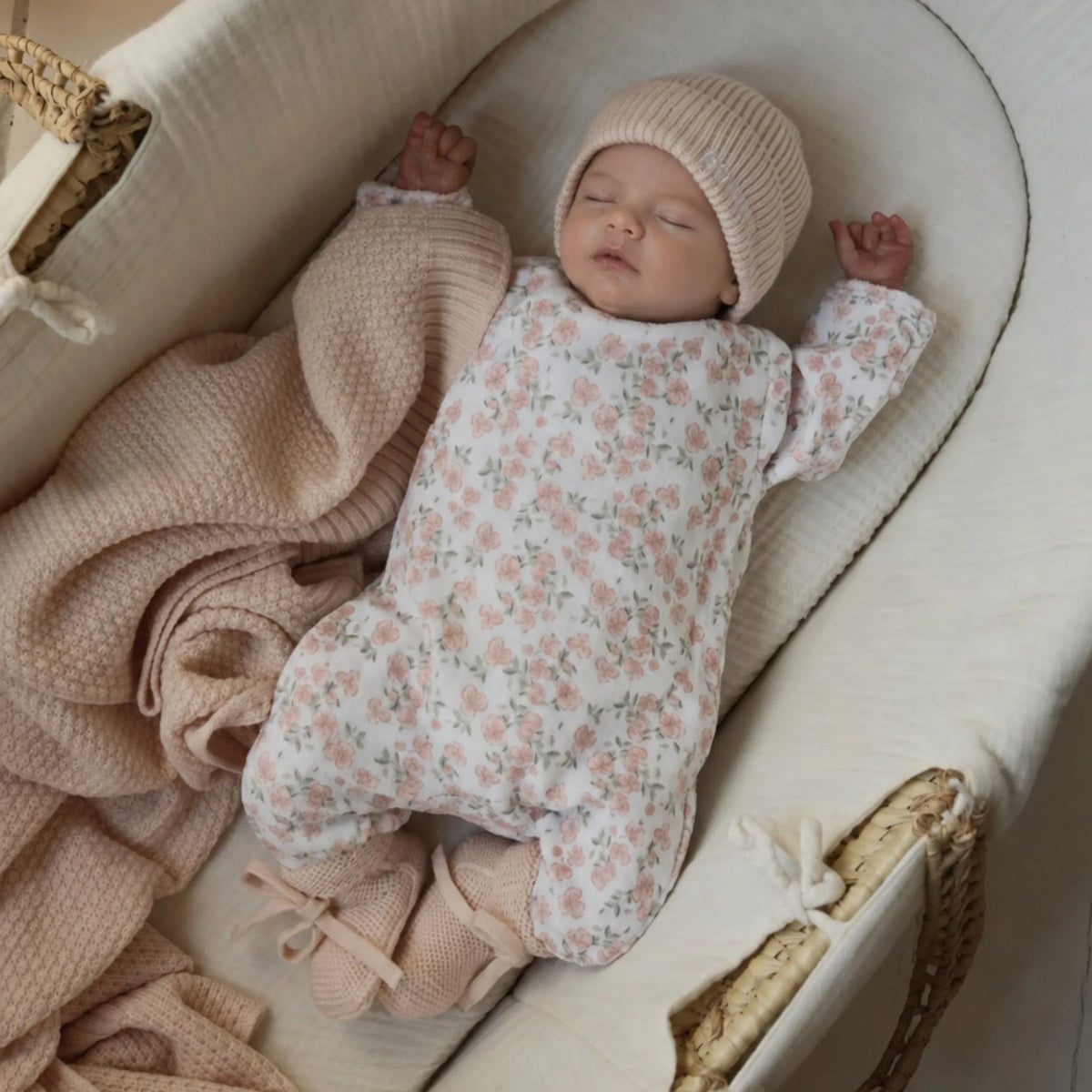 Pyjama Bébé Velours Sweet Poppy - Bonjour Little