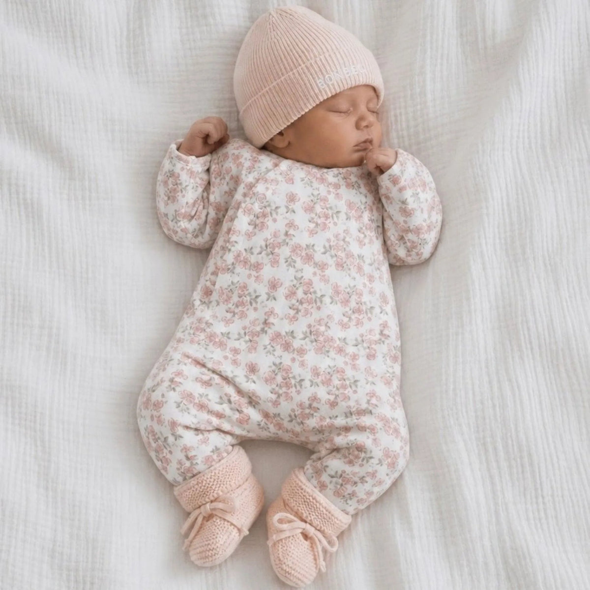 Pyjama Bébé Velours Sweet Poppy - Bonjour Little