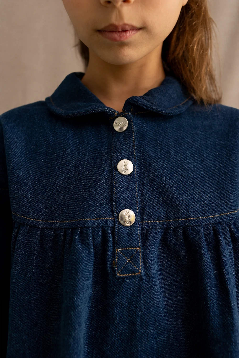 Robe Rupan Denim Foncé - Apaches Collections
