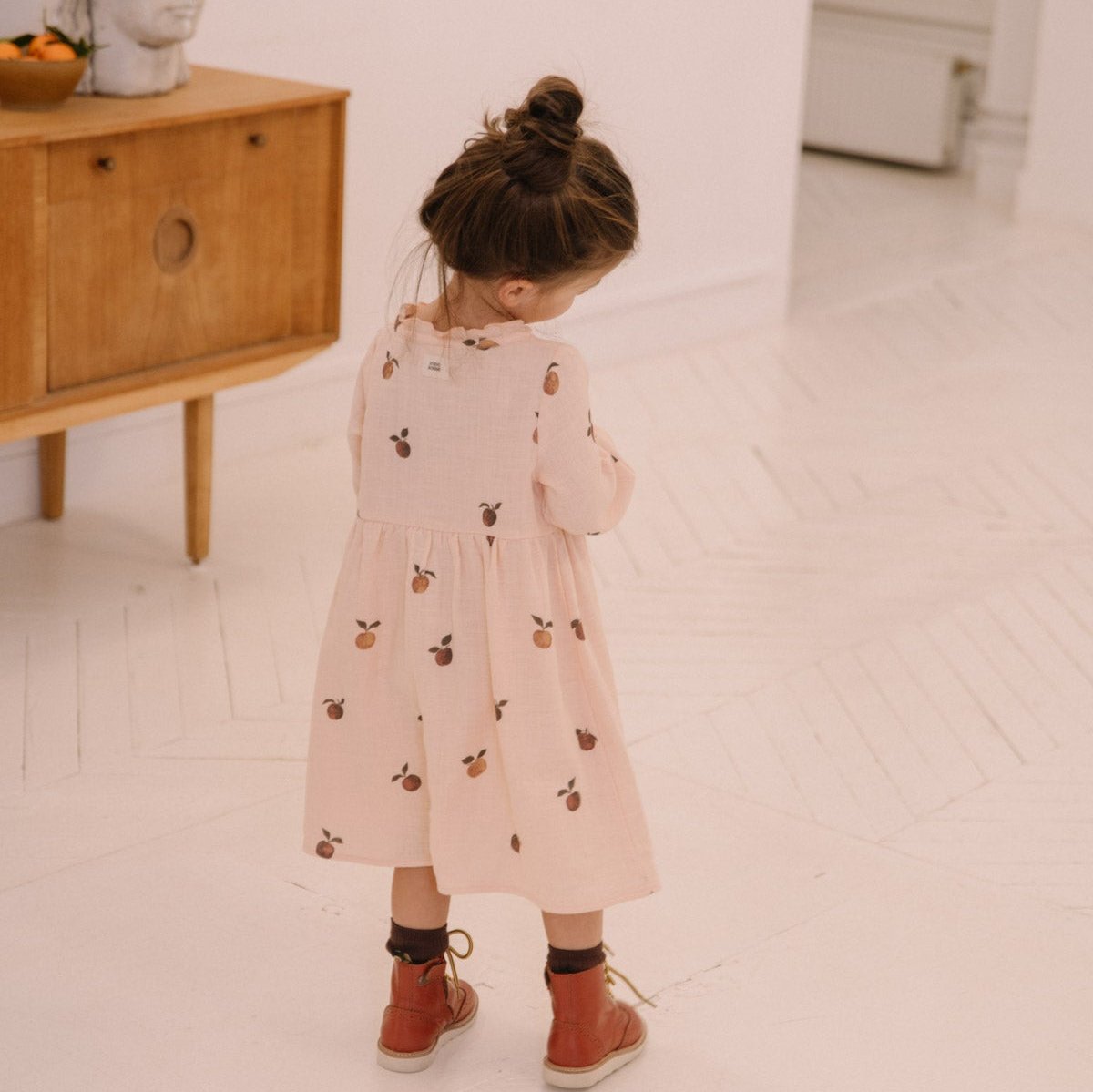 Photo de robe vermont rose pommes 2 par Les Biscottes