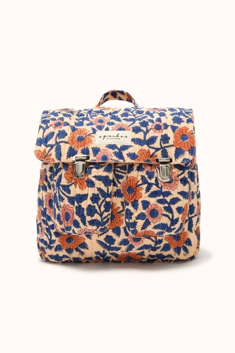 Sac à Dos Suji Cœur Bleu Royal - Apaches Collections