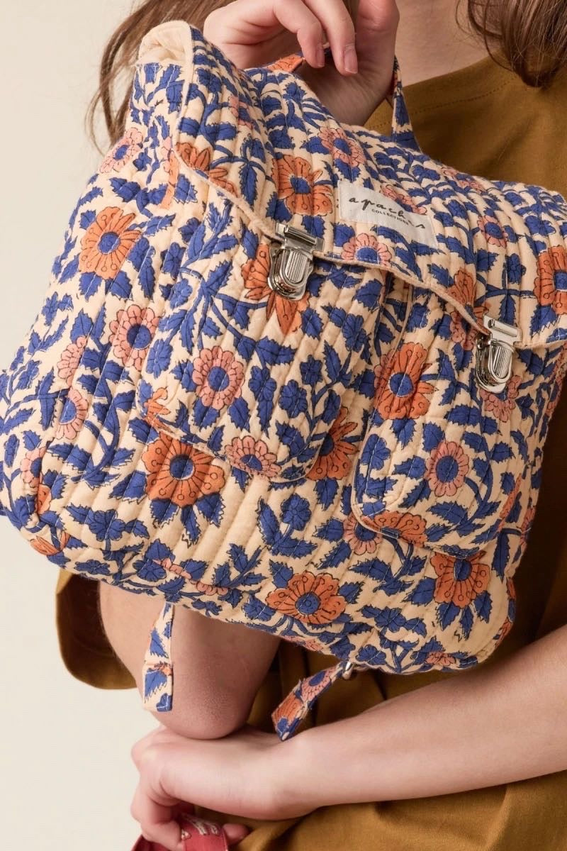 Sac à Dos Suji Cœur Bleu Royal - Apaches Collections