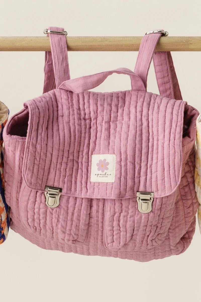 Sac à Dos Suji Gaufre Camelia - Apaches Collections