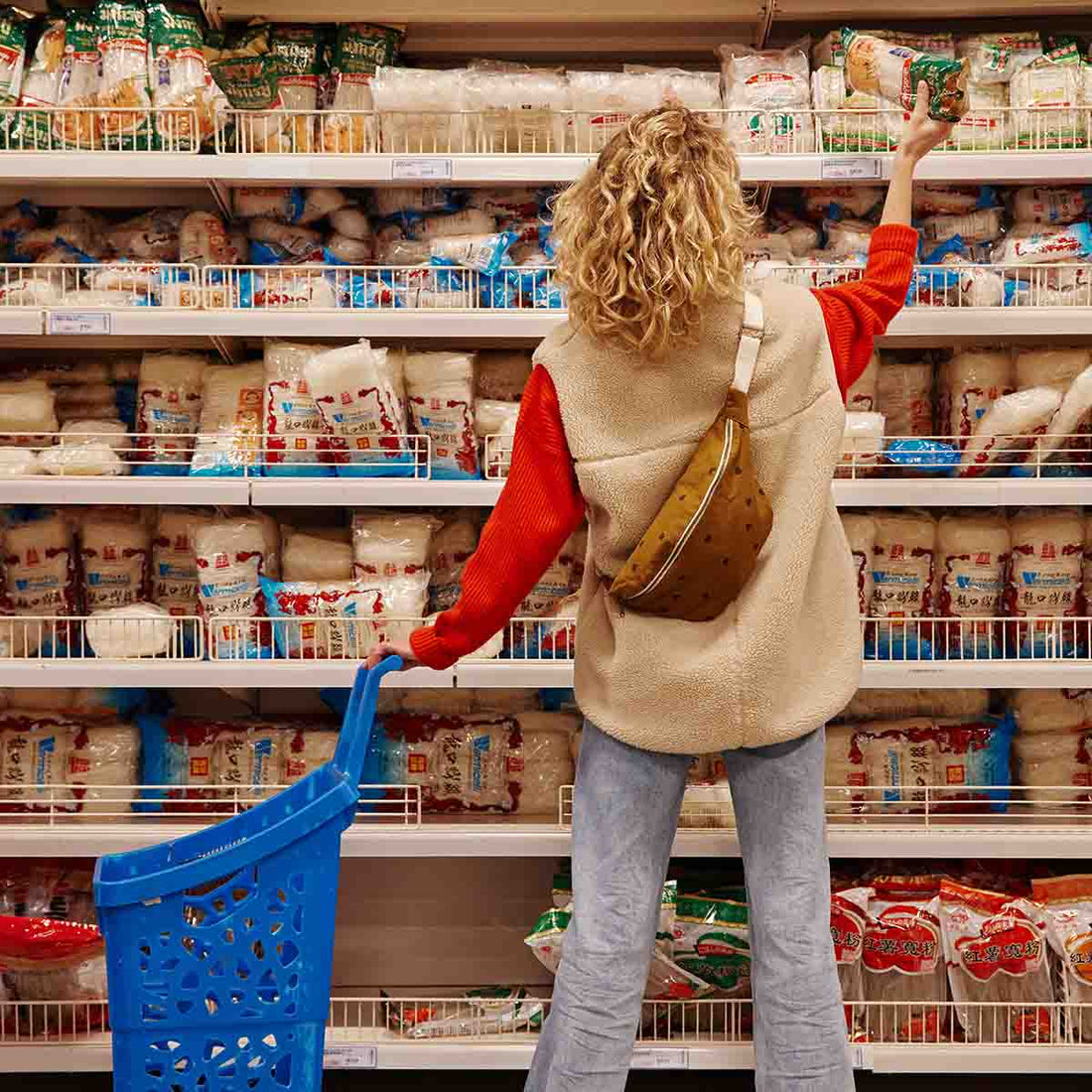 Photo de sac banane coeur cumin rose in april 2 par Les Biscottes