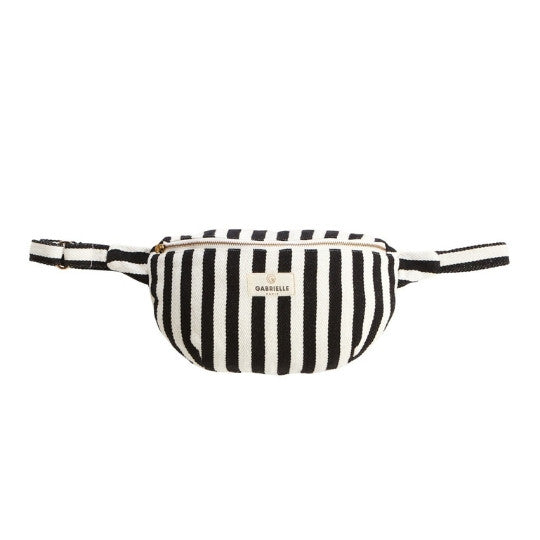 Photo de sac banane rayures noires gabrielle paris 2 par Les Biscottes