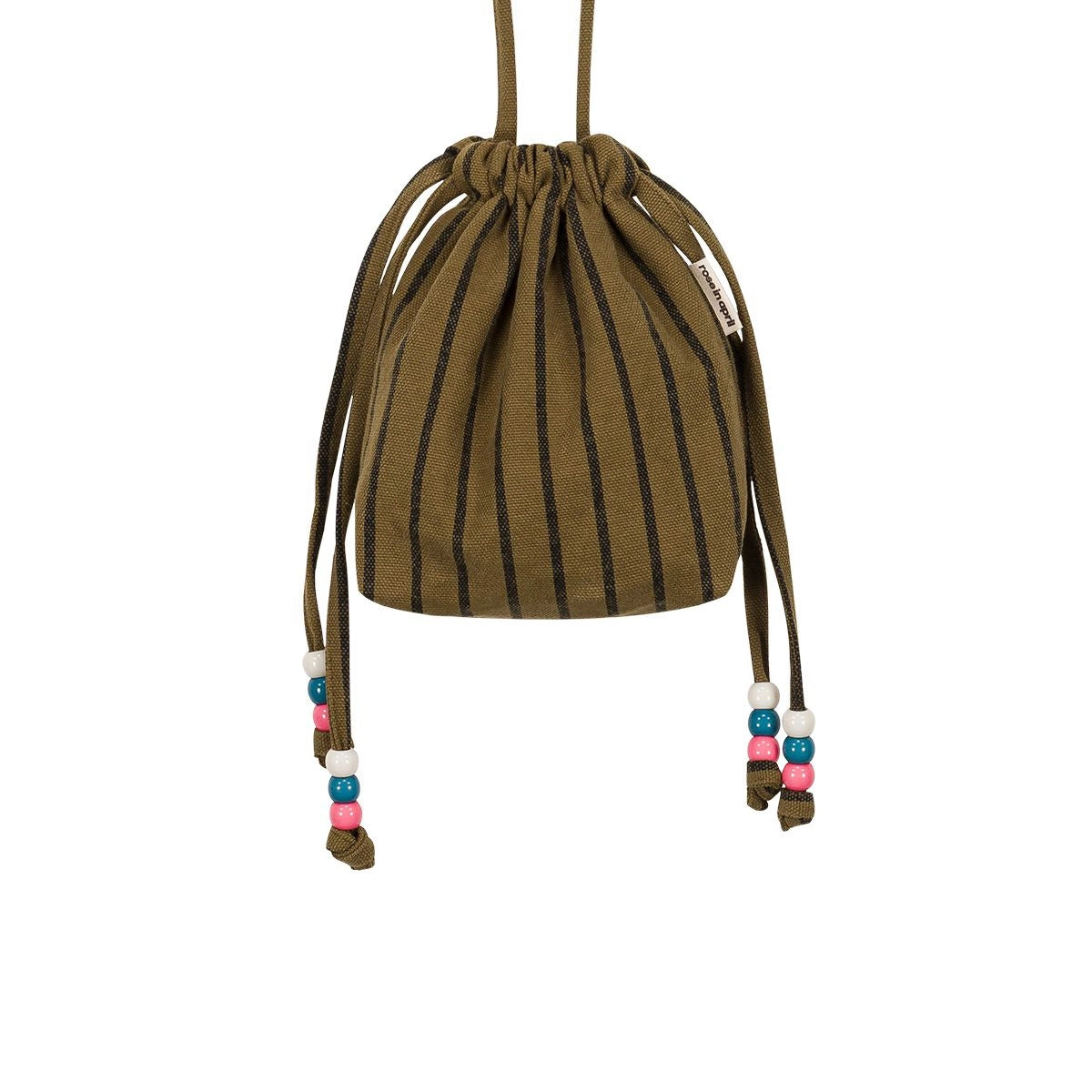 Sac Billie Rayures Tennis Olive - Rose In April