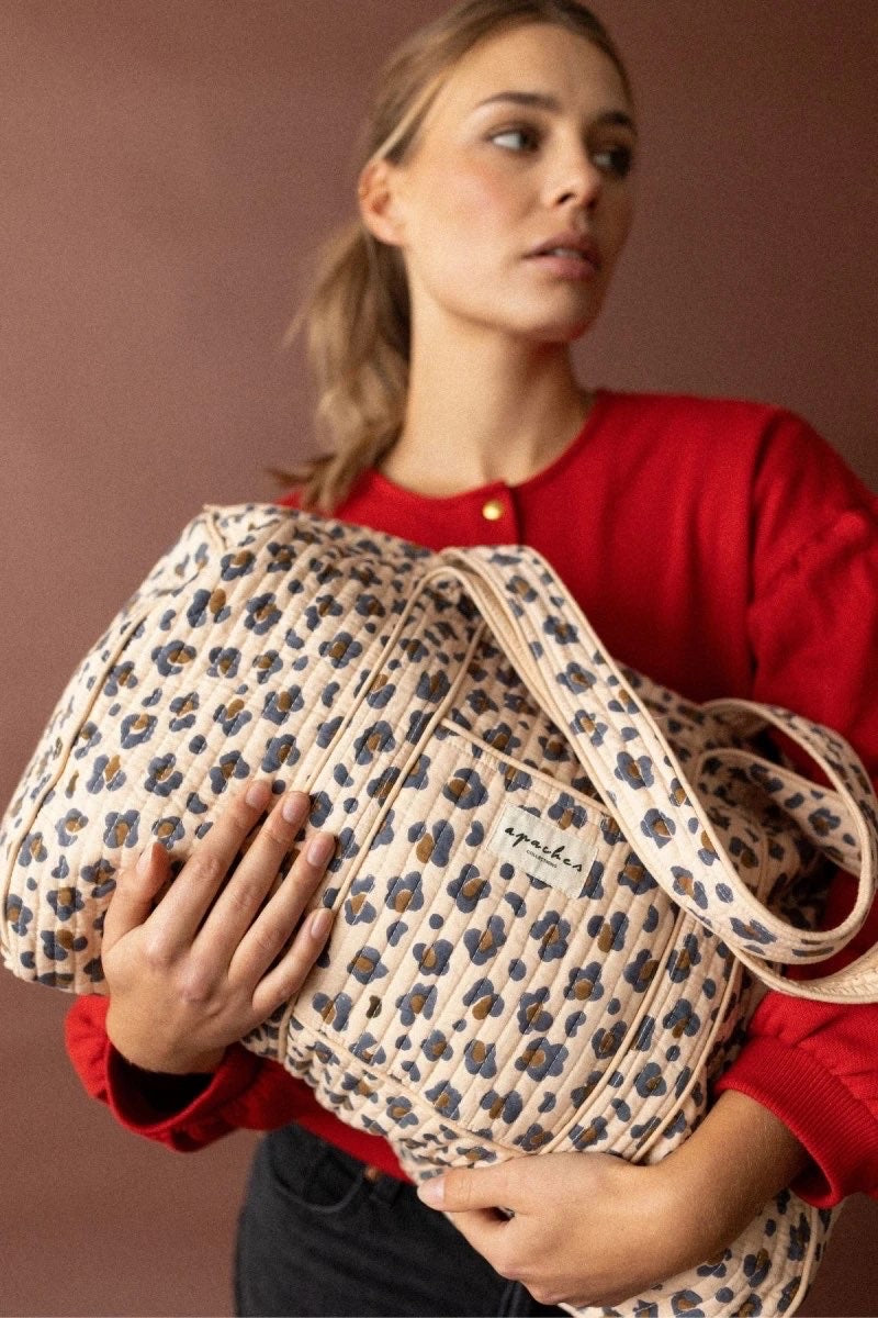 Sac Buddha 48h Léopard Macadamia - Apaches Collections