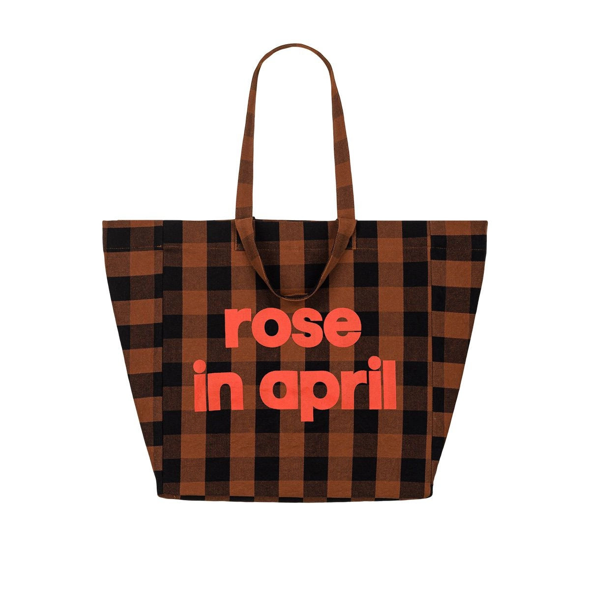 Sac Cabas Elisa Logo Big Vichy Ginger - Rose In April