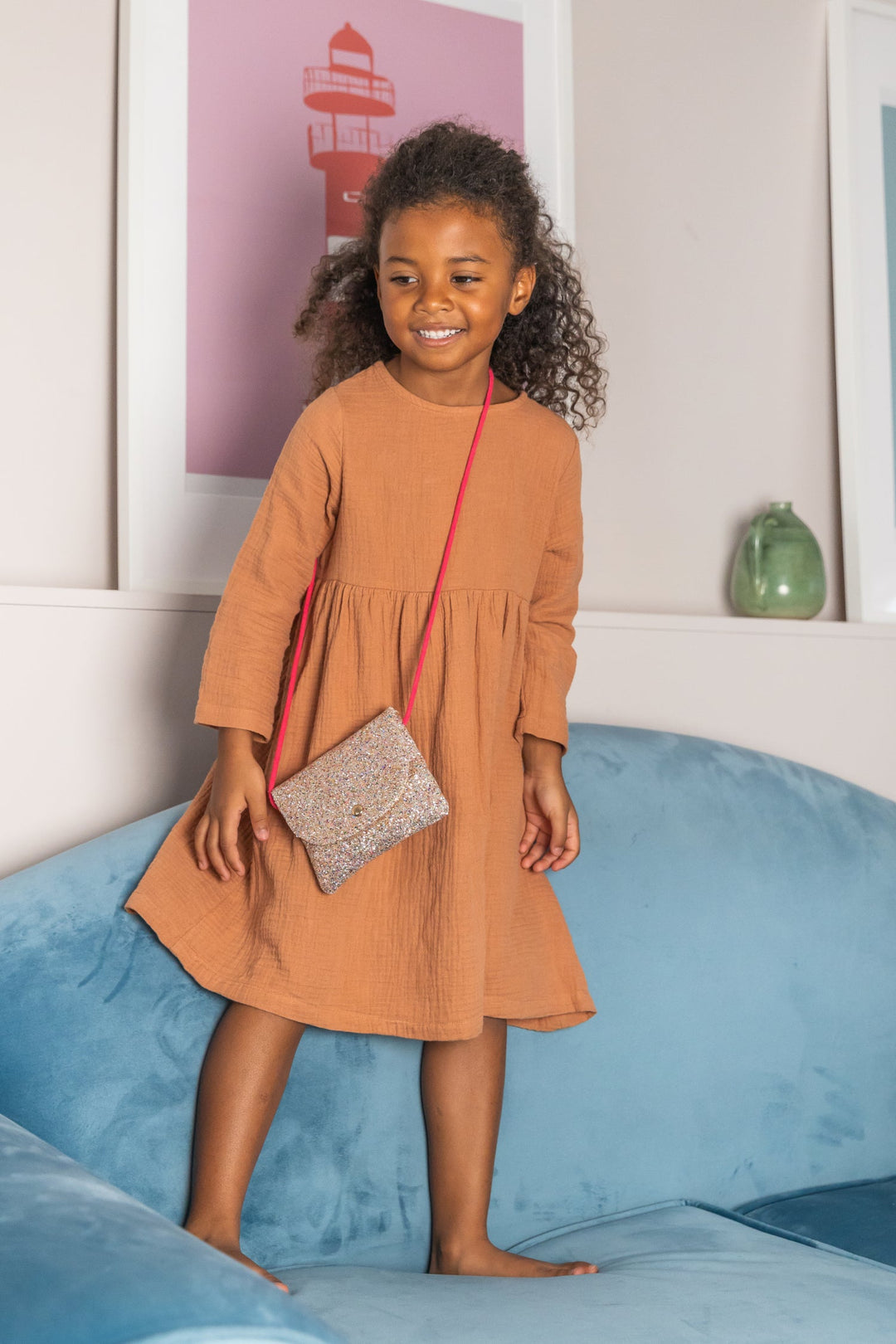 Sac Glitter Doré - Luciole et Petit Pois