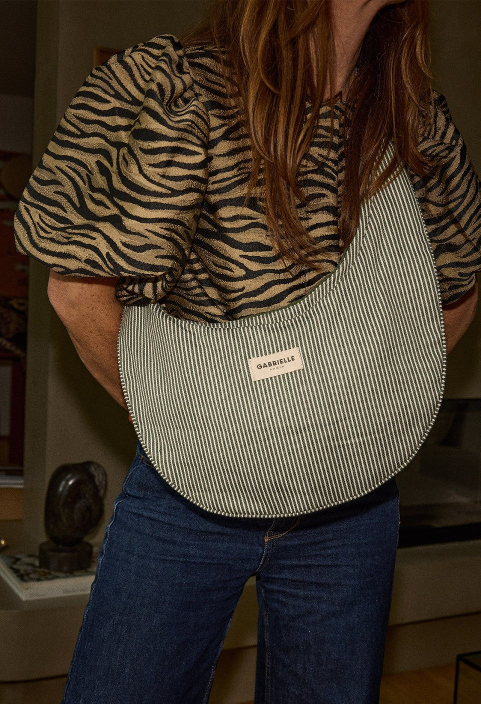 Sac Lune Rayures Quartz - Gabrielle Paris