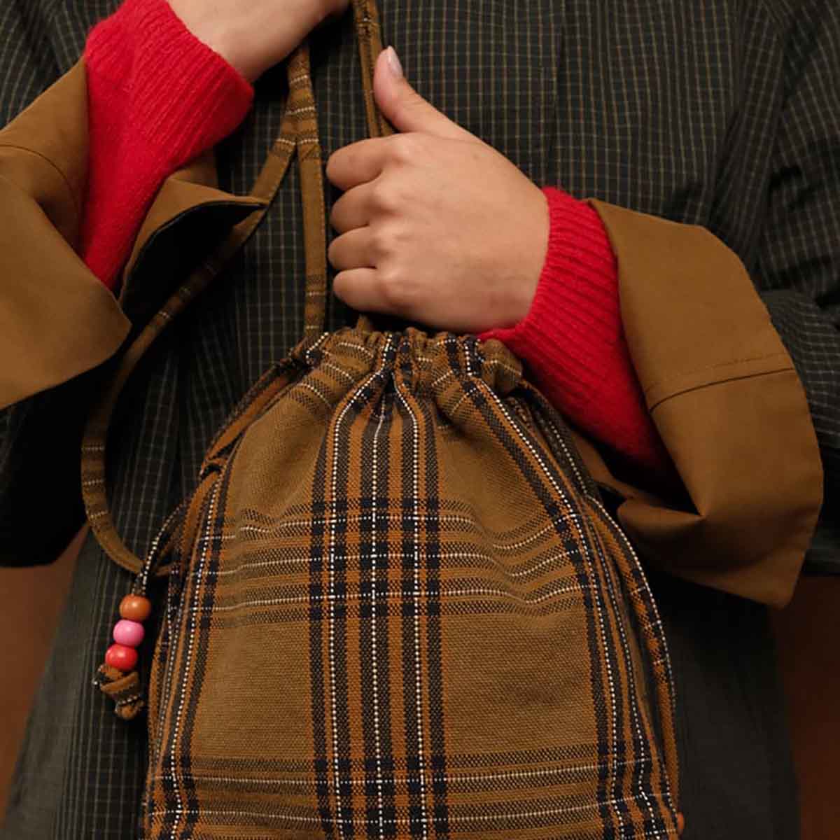 Sac Paloma Tartan - Rose In April