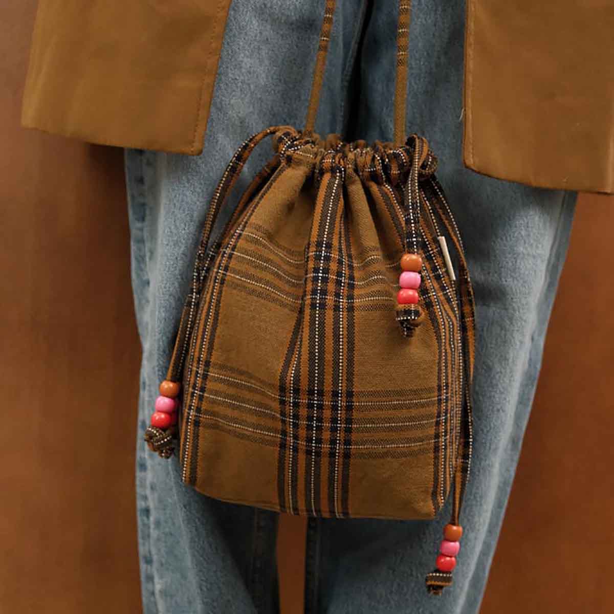 Sac Paloma Tartan - Rose In April