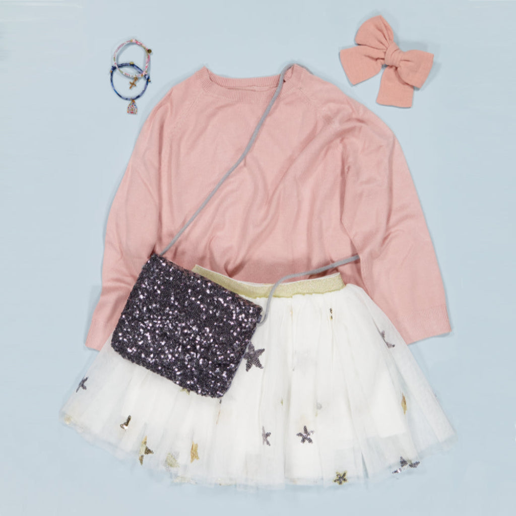 Photo de sac sequins gris luciole et petit pois 1 par Les Biscottes